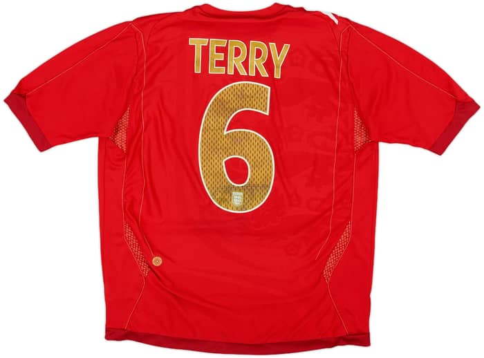 2006-08 England Away Shirt Terry #6 - 6/10 - (M)
