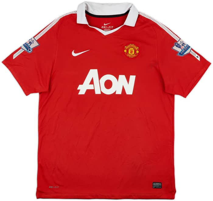 2010-11 Manchester United Home Shirt Chicharito #14 - 6/10 - (L)