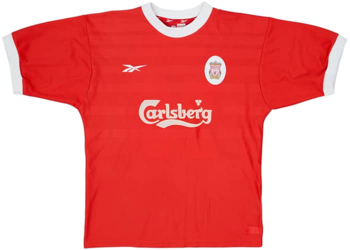 1998-00 Liverpool Home Shirt Gerrard #28 - 6/10 - (M)