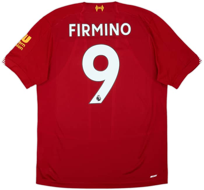 Camiseta de local 'Campeones' del Liverpool 2019-20 Firmino #9 - 5/10 - (M)