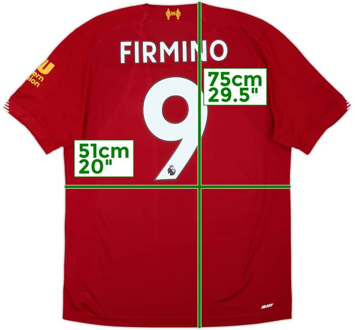 Camiseta de local 'Campeones' del Liverpool 2019-20 Firmino #9 - 5/10 - (M)