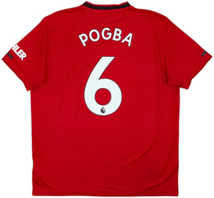 2019-20 Manchester United Home Shirt Pogba #6 - 6/10 - (XL)