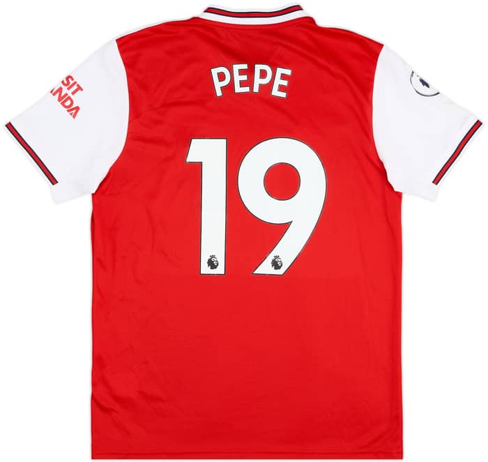 2019-20 Arsenal Home Shirt Pepe #19 - 8/10 - (M)