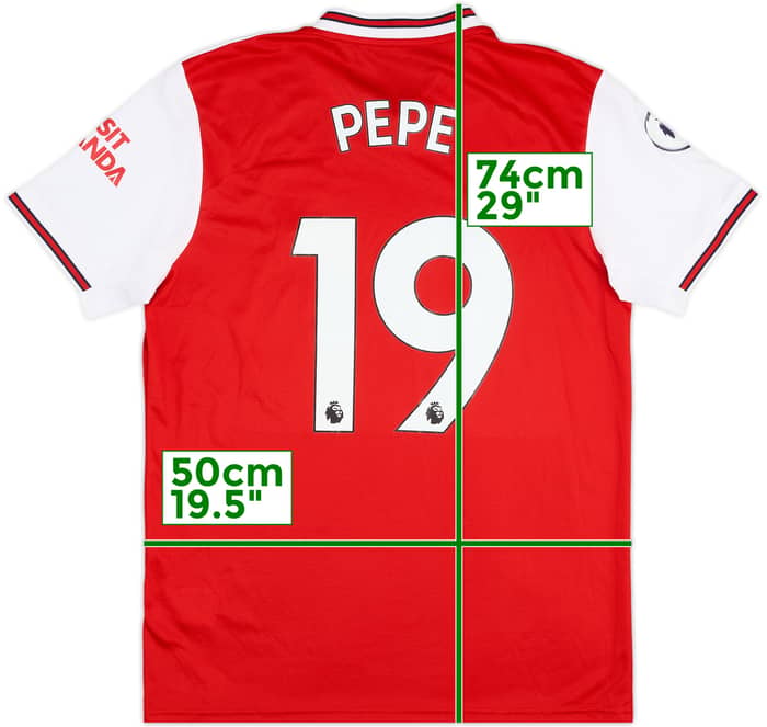 2019-20 Arsenal Home Shirt Pepe #19 - 8/10 - (M)