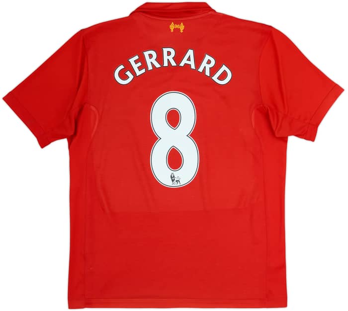 2012-13 Liverpool Camiseta Local Gerrard #8 - 5/10 - (M)