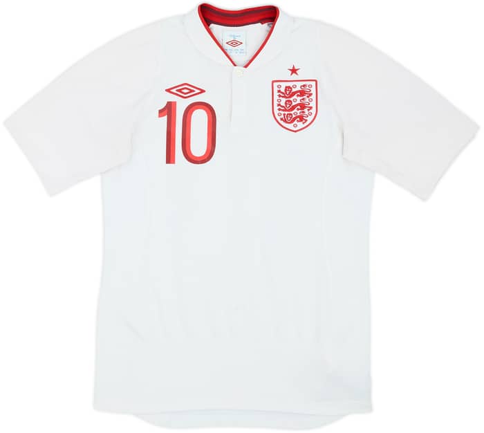 2012-13 England Home Shirt Rooney #10 - 5/10 - (XS)