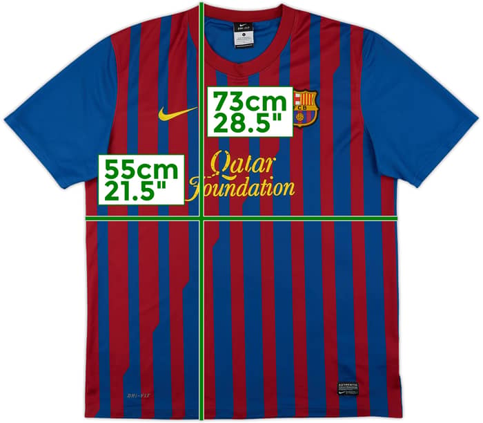 2011-12 Barcelona Basic Home Shirt - 4/10 - (L)