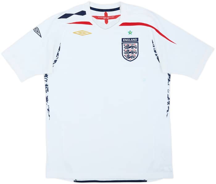 2007-09 England Home Shirt - 5/10 - (M)