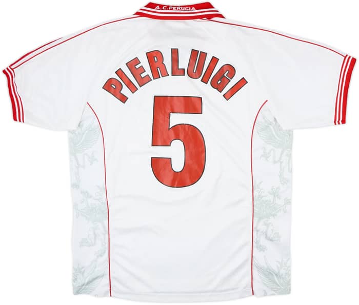 1999-00 Perugia Away Shirt Pierluigi #5 - 6/10 - (XL)