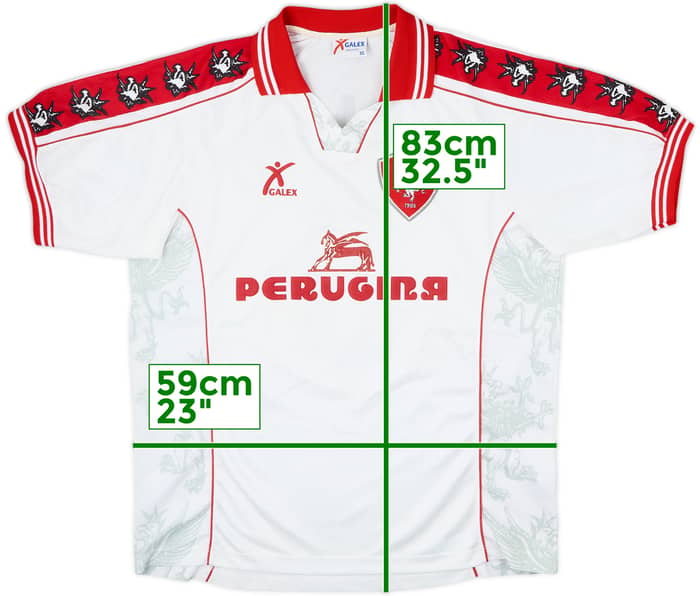 1999-00 Perugia Away Shirt Pierluigi #5 - 6/10 - (XL)