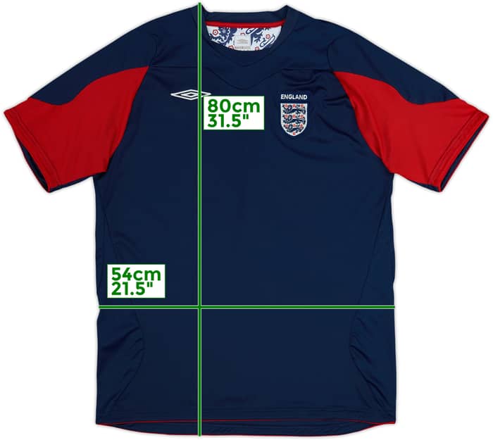 2004-06 England Umbro Training Shirt - 8/10 - (XL)