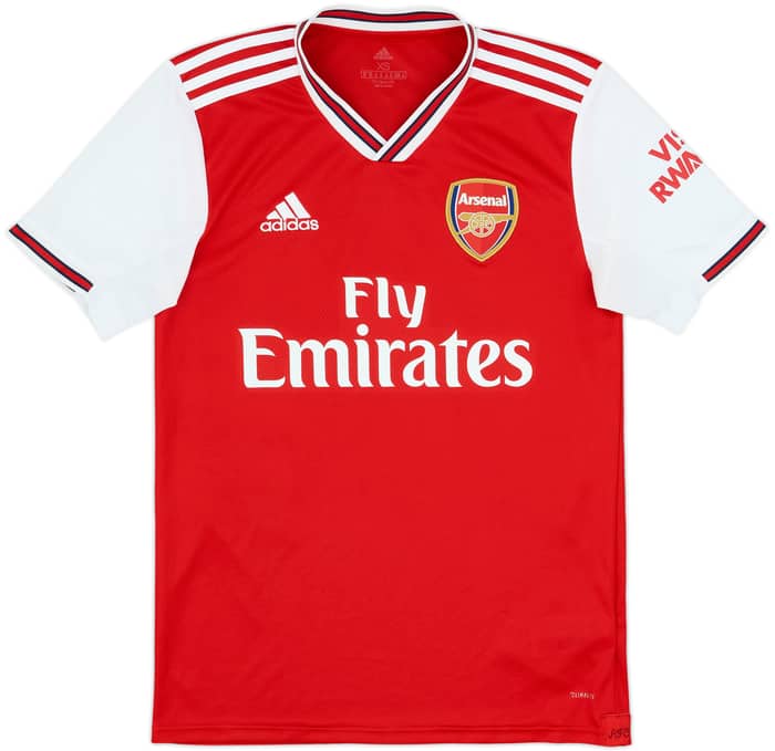 2019-20 Arsenal Home Shirt Saka #77 - 6/10 - (XS)