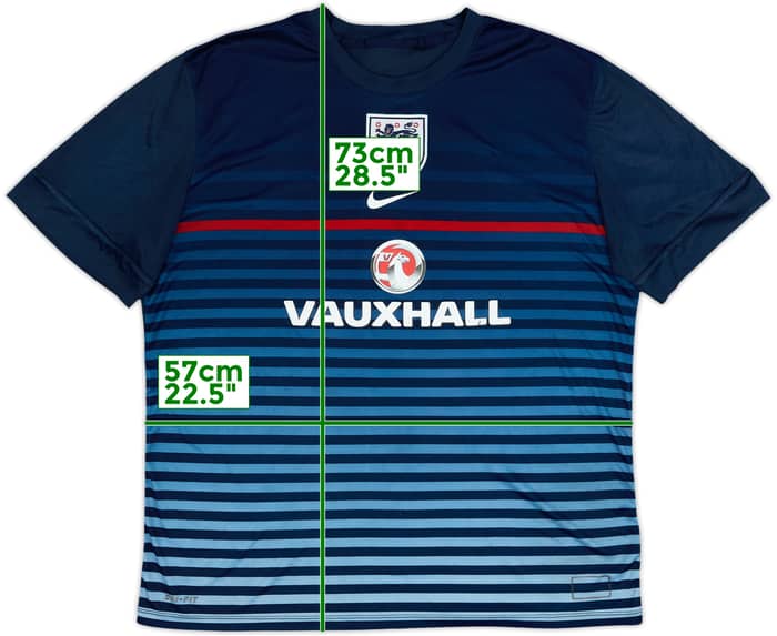 2014-16 England Nike Training Shirt - 4/10 - (XL)