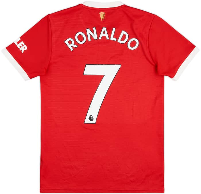 2021-22 Manchester United Home Shirt Ronaldo #7 - 10/10 - (S)