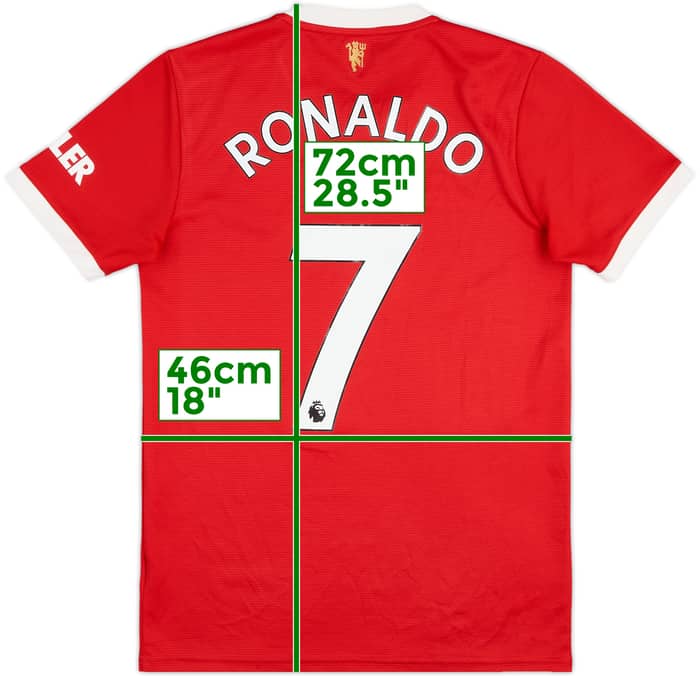 2021-22 Manchester United Home Shirt Ronaldo #7 - 10/10 - (S)