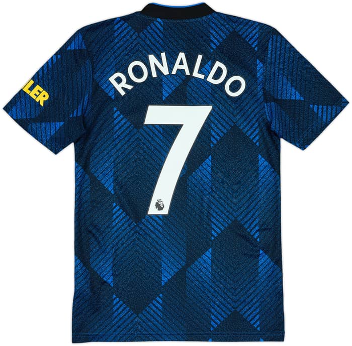 2021-22 Manchester United Third Shirt Ronaldo #7 - 9/10 - (XS)