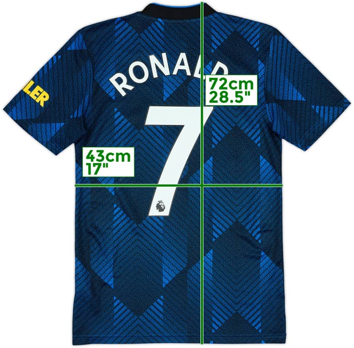 2021-22 Manchester United Third Shirt Ronaldo #7 - 9/10 - (XS)
