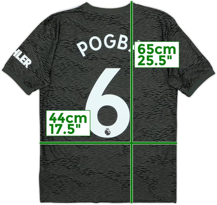 2020-21 Manchester United Away Shirt Pogba #6 - 10/10 - (13-14 Years)