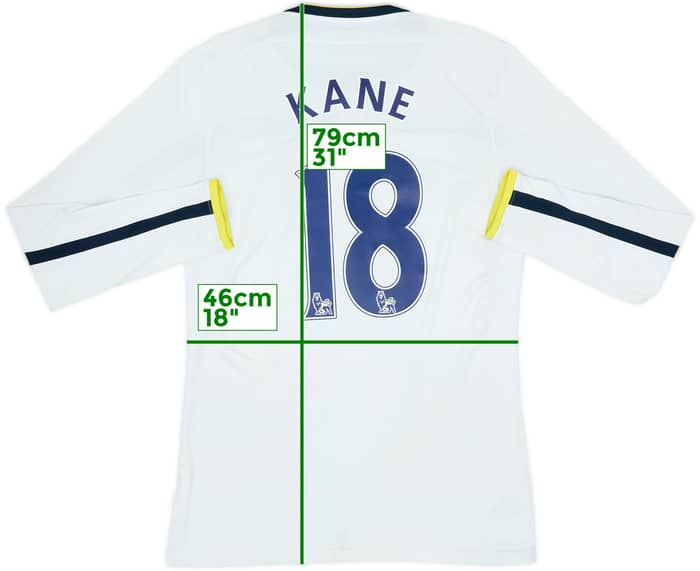 2014-15 Tottenham Home L/S Shirt Kane #18 - 5/10 - (M)
