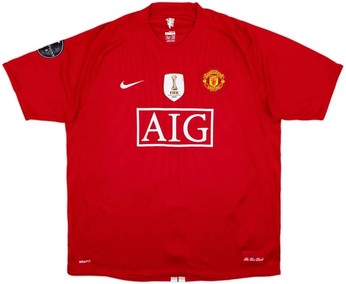 2007-09 Manchester United Home Shirt Rooney #10 - 6/10 - (XL)