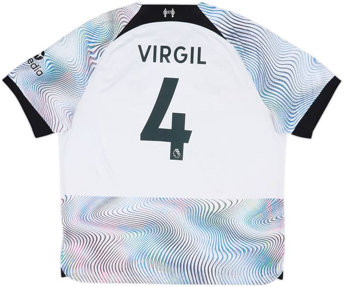 2022-23 Liverpool Away Shirt Virgil #4 - 5/10 - (XXL)