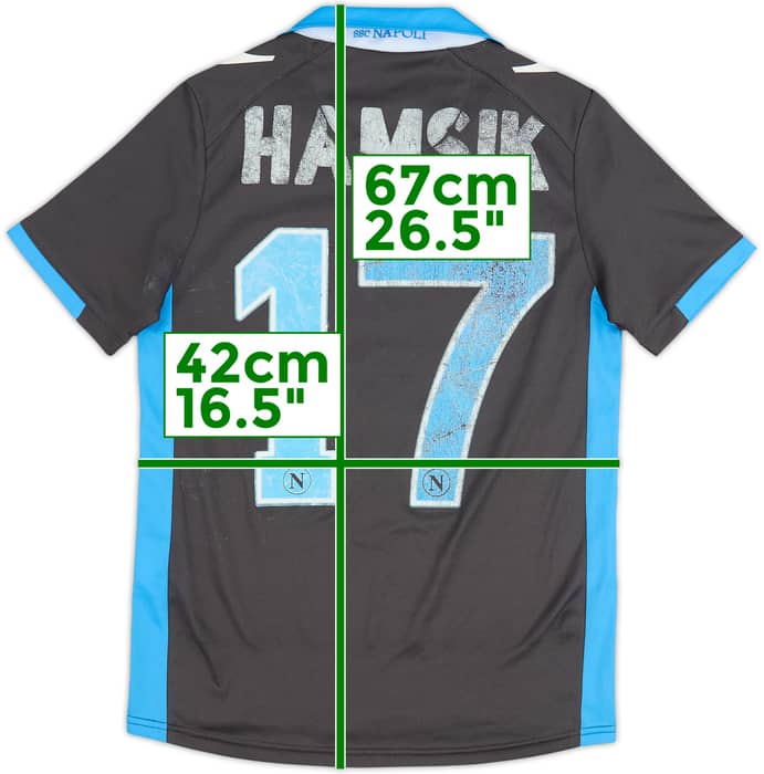 2011-12 Napoli Away Shirt Hamsik #17 - 4/10 - (M.Boys)