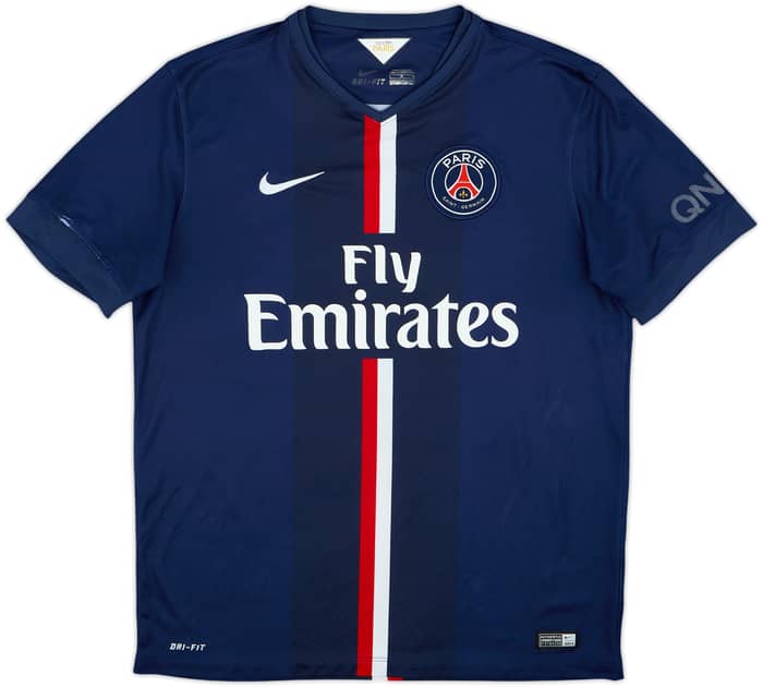 2014-15 Paris Saint-Germain Home Shirt Ibrahimovic #10 - 5/10 - (L)