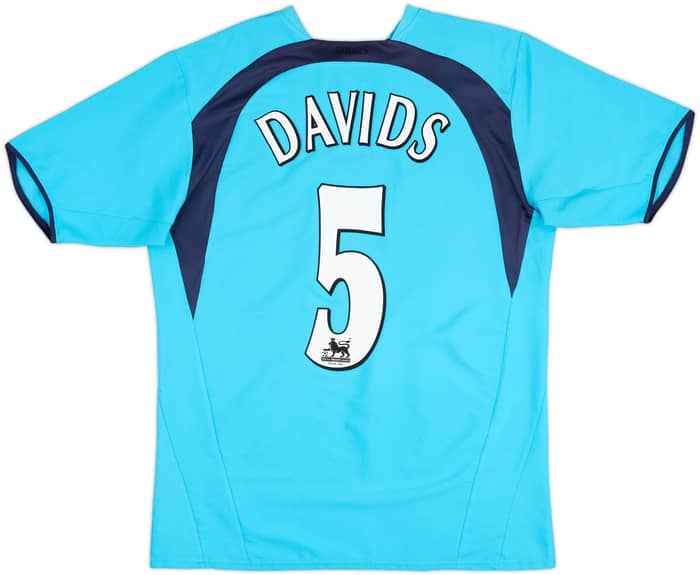 2006-07 Tottenham Away Shirt Davids #5 - 8/10 - (M)