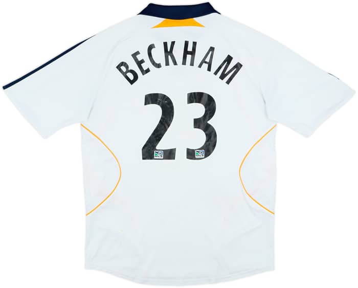 2007-08 LA Galaxy Home Shirt Beckham #23 - 5/10 - (L)