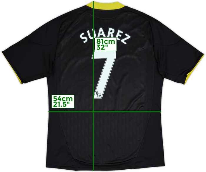 2010-11 Liverpool Third Shirt Suarez #7 - 5/10 - (L)