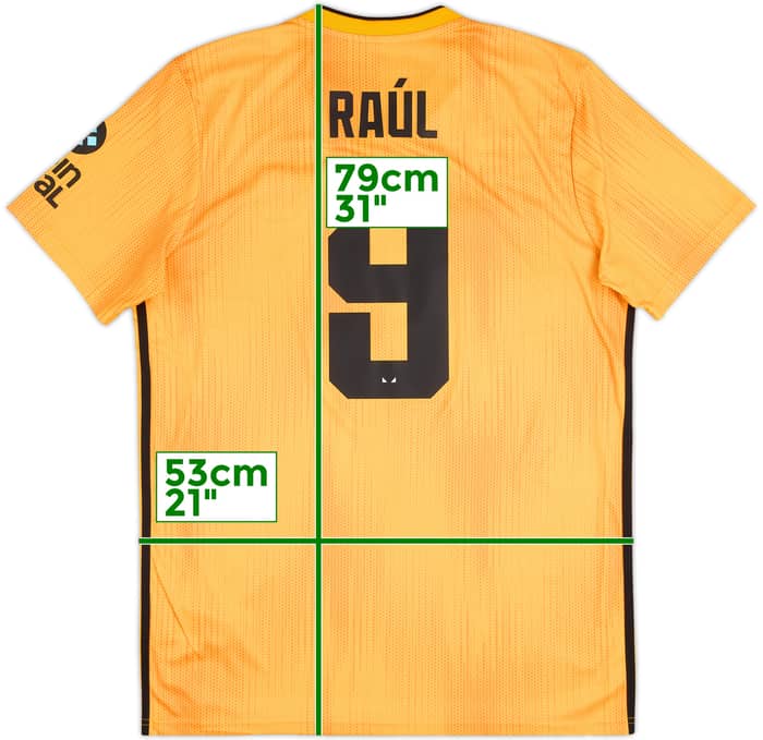 2019-20 Wolves Home Shirt Raul #9 - 10/10 - (L)