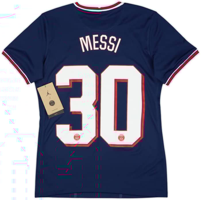 2021-22 Paris Saint-Germain Camiseta Local Messi #30 (De Mujer S)