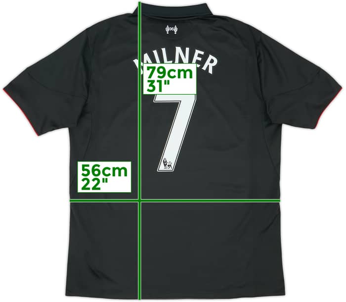 2015-16 Liverpool Third Shirt Milner #7 - 8/10 - (XL)