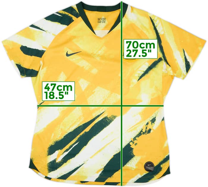 2018-20 Australia Women's Home Shirt - 8/10 - (Women's XL)