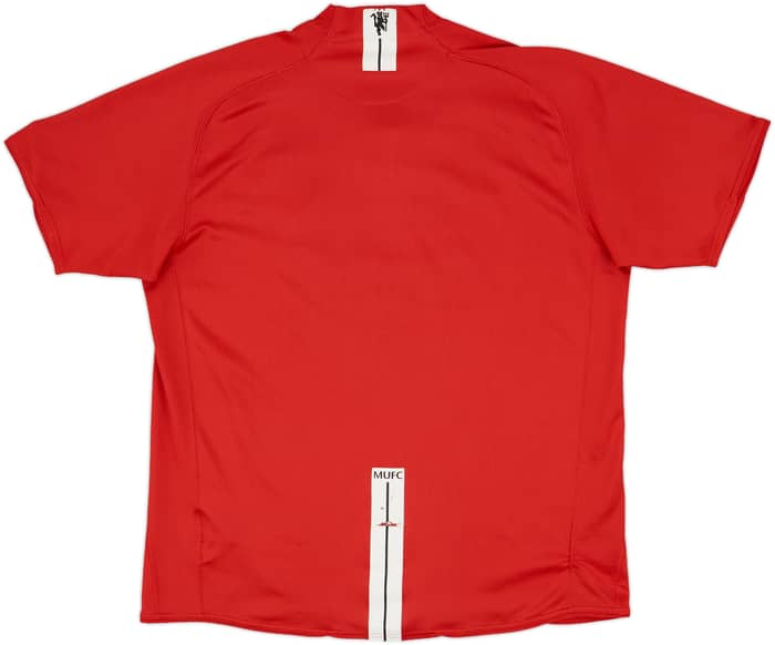 2007-09 Manchester United Home Shirt - 5/10 - (XL)