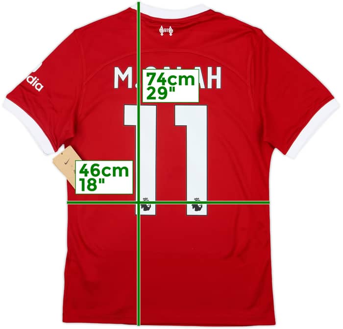 2023-24 Liverpool Home Shirt M.Salah #11 (S)