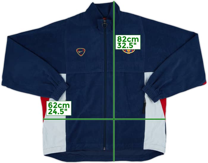 1999-00 Barcelona Nike Track Jacket - 8/10 - (L)