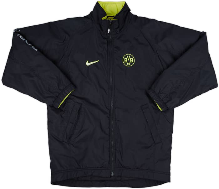 1997-98 Borussia Dortmund Nike Reversible Padded Bench Coat - 7/10 - (XL)