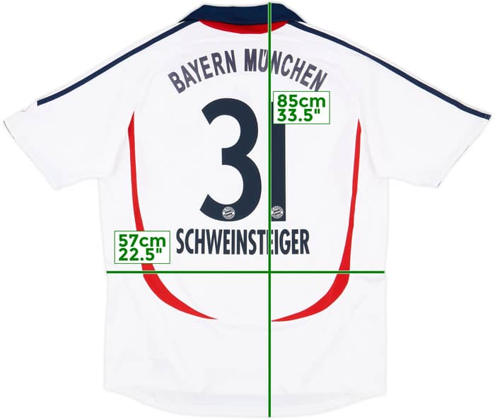 2006-07 Bayern Munich Away Shirt Schweinsteiger #31 - 7/10 - (L)