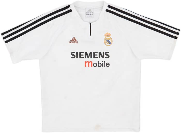 2003-04 Real Madrid Home Shirt - 4/10 - (L.Boys)