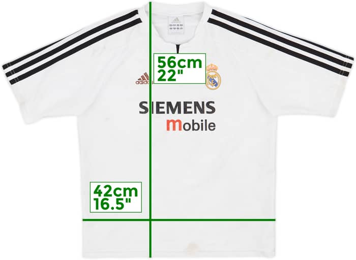 2003-04 Real Madrid Home Shirt - 4/10 - (L.Boys)