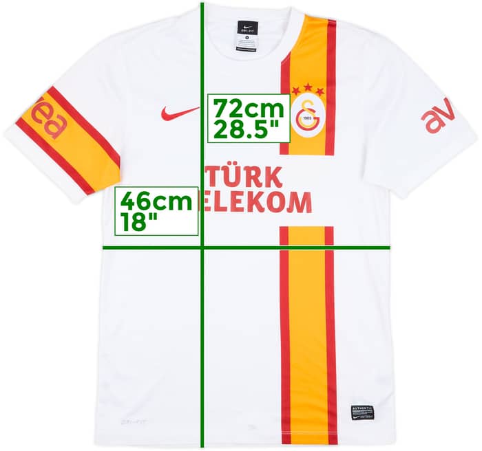 2012-13 Galatasaray Basic Away Shirt - 7/10 - (S)
