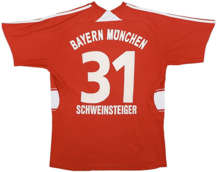 2008-09 Bayern Munich Home Shirt Schweinsteiger #31 - 6/10 - (XL.Boys)