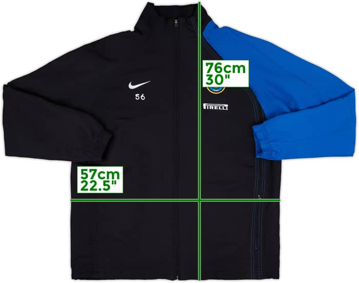 2004-05 Inter Milan Player Issue Nike Track Jacket #56 - 6/10 - (M)