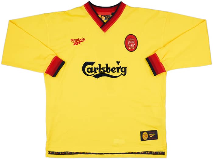 1997-99 Liverpool Away L/S Shirt McManaman #7 - 10/10 - (XL)