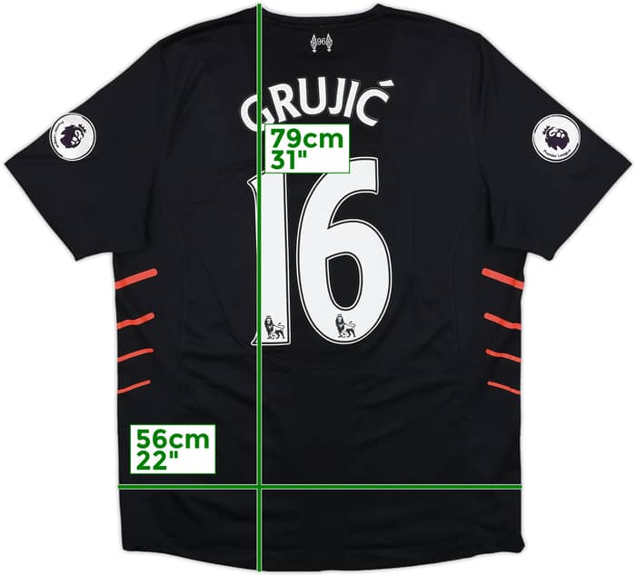 2016-17 Liverpool Away Shirt Grujic #16 - 7/10 - (XL)