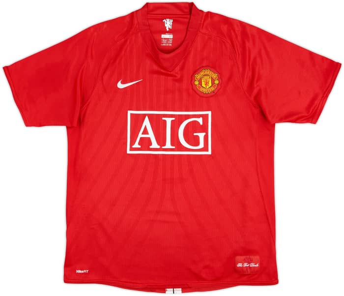 2007-09 Manchester United Home Shirt Ronaldo #7 - 7/10 - (M)