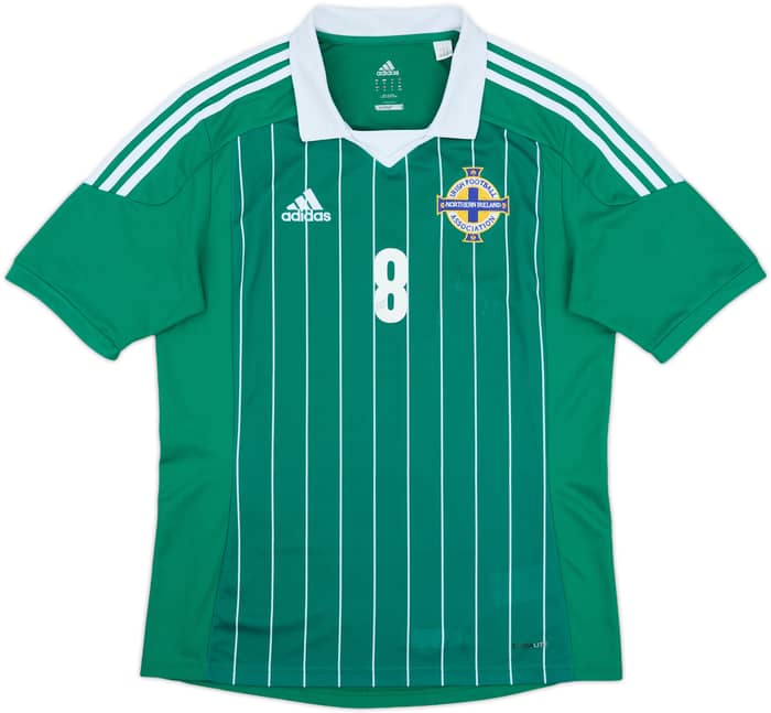 2012-13 Northern Ireland Home Shirt Davis #8 - 8/10 - (M)