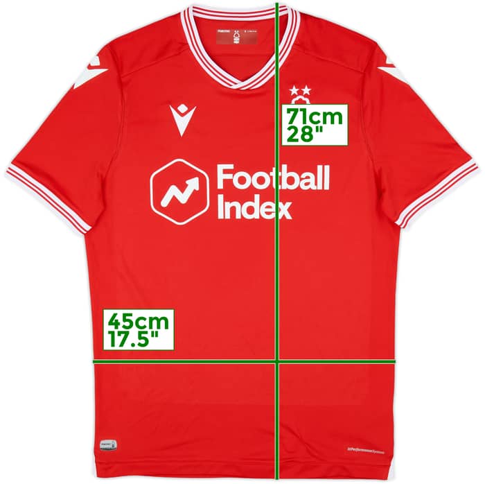 2020-21 Nottingham Forest Home Shirt - 10/10 - (S)