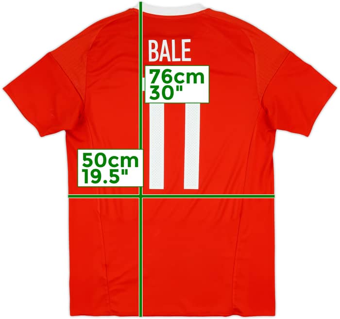 2016-17 Wales Home Shirt Bale #11 - 7/10 - (XL)